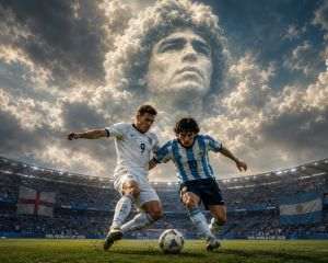 „Mâna lui Dumnezeu” şi glezna lui Messi